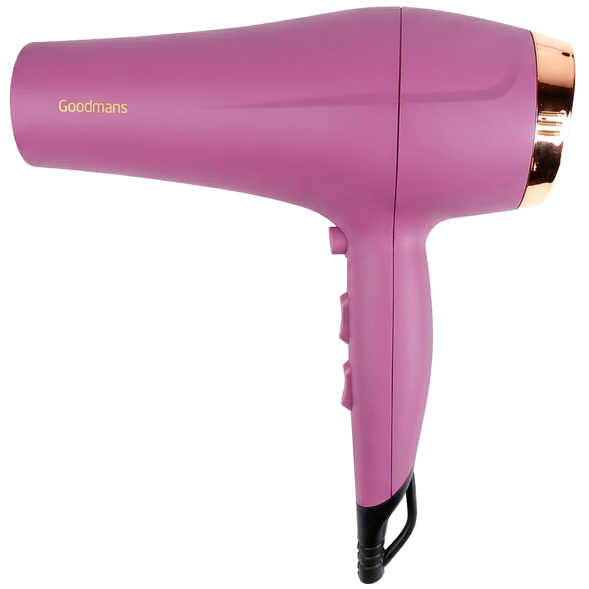 Goodmans 2200 Watt Personal Hair Dryer model 414037 Pink HD front view - GharOne Nepal